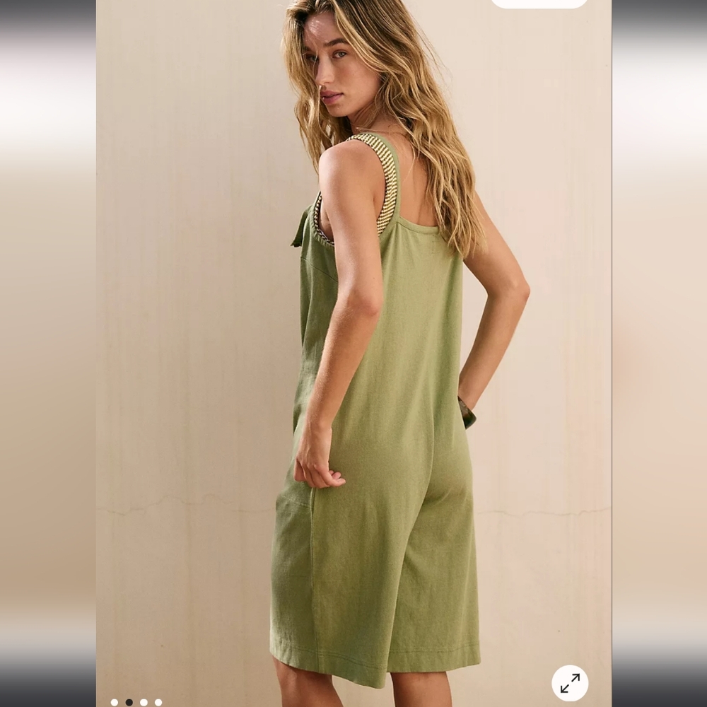 Free People Taro Romper in Green Eyes - Picture 2 of 4